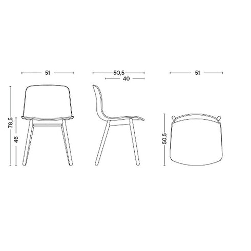 About a Chair AAC 12 Soaped Oak Base